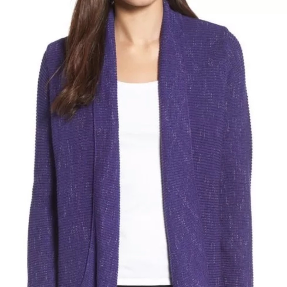 NWOT! NIC+ZOE Pixel POP Cardy in Electric Blue